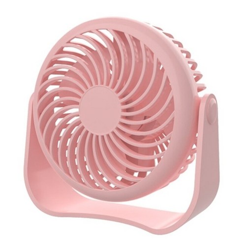   공업용 선풍기 탁상용 캠핑 휴대용 강한 기류 USB 충전 인터페이스, [04] Pink
