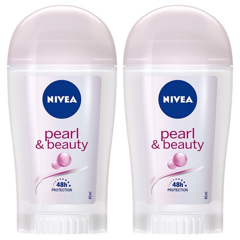 니베아 데오드란트 스틱 펄 앤 뷰티 40ml X 2, 2개
