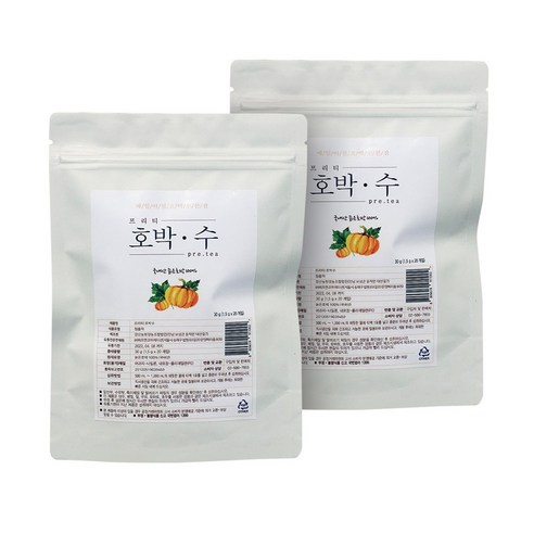 프리티 호박수 티백, 1.5g, 40개입
