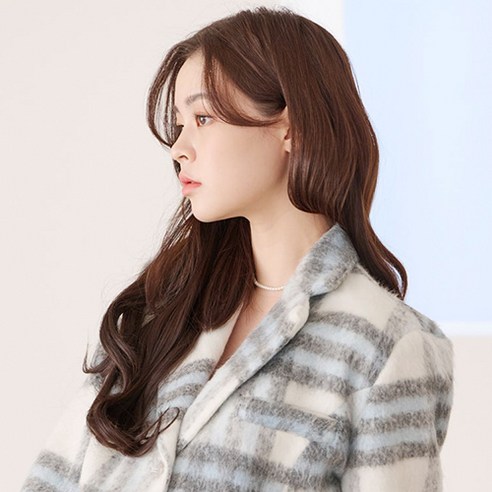 가발매니아 루즈펌 3피스 52cm 파워1피스+부분2피스 (고열사), 투톤브라운, 1세트