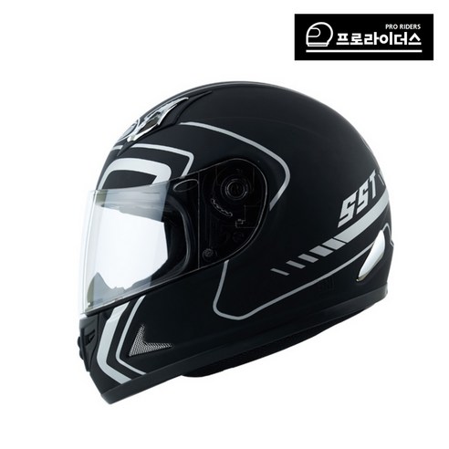 SST 오토바이 헬멧: 옵티마-0120 무광 블랙실버, 안전성과 스타일이 어우러진 걸작