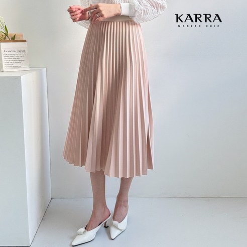 카라 KARRA 솔리드플리츠밴딩스커트 KB3SSK014Q