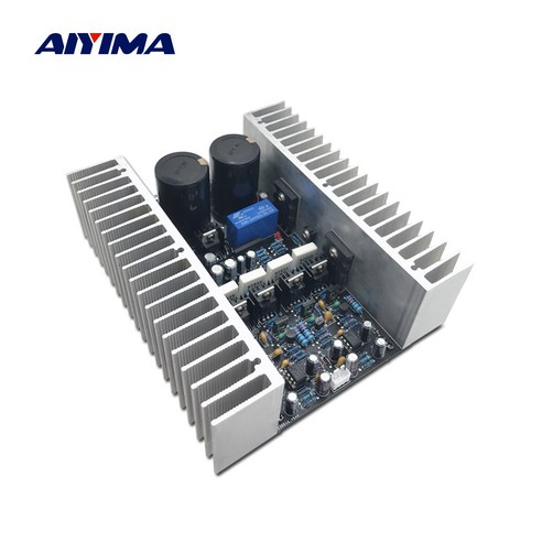 AIYIMA A1943 C5200 튜브 앰프 스테레오 오디오 앰프 파워보드 앰프 앰프 지연방지 가정용 오디오 앰프 100Wx2, 앰프 전원 보드