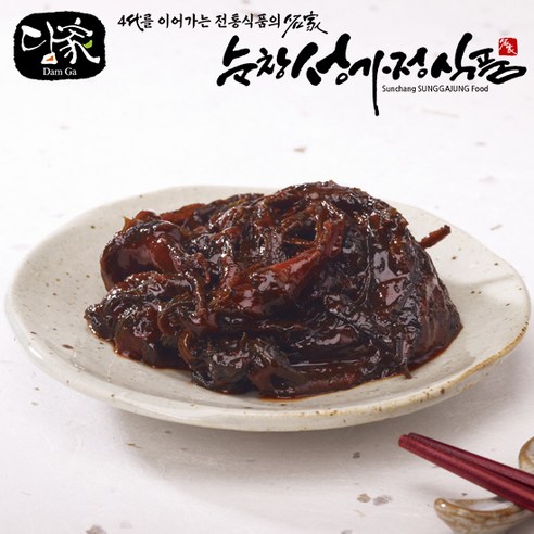 [담가] 전통고추장으로 버무린 고들빼기장아찌 500g (우리농산물 / 순창성가정식품), 6개