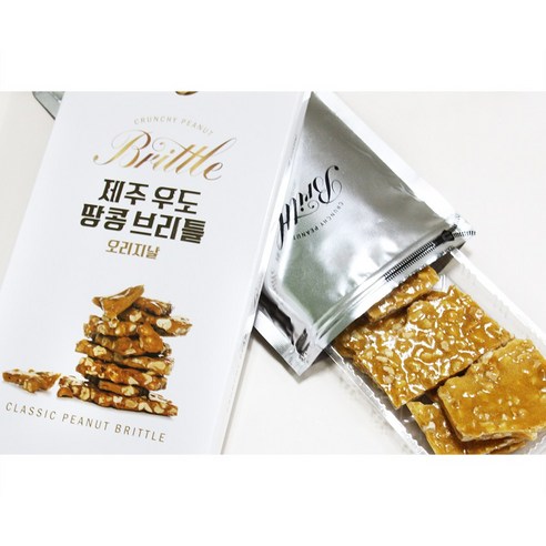 제주의 건강한 맛, 제주 우도 땅콩 브리틀 오리지날