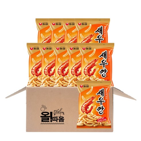 (올따옴) 농심 새우깡 90g 10개, 1개