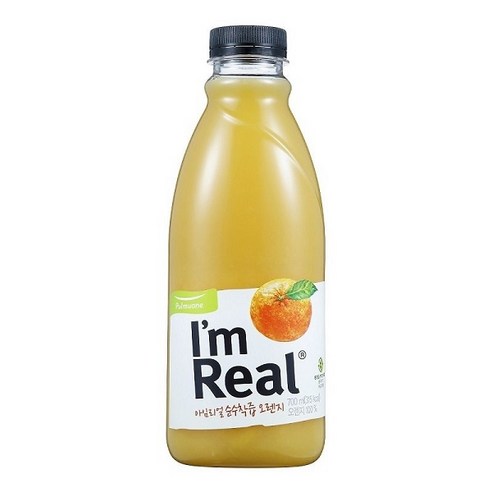 아임리얼 아임리얼 순수착즙 오렌지 (190ml) 상큼한 신선한, 190ml, 2개