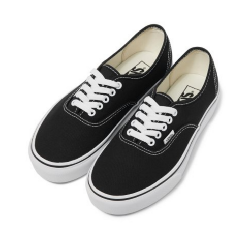 반스 VANS 어센틱 플랫폼 2.0 블랙 / VN0A3AV8BLK1 스니커즈 단화 운동화 캔버스화