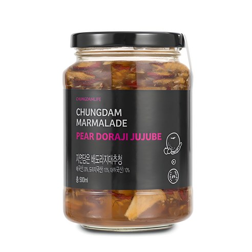 청담라이프 배 도라지 대추청으로 맛과 건강, 두 마리 토끼를 잡아보세요!