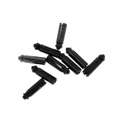9pcs 아노다이즈드 알루미늄 다트 세이버 / 연습용 프로텍터 - 레드, 블랙, 9x2.5mm, 설명