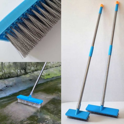 단비상자 스텐리스 와이어 스탠드 긴 바닥솔 밀대, 30cm