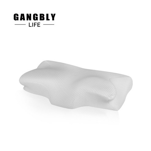 강블리 3D 기능성 경추 메모리폼 베개, 아이보리, 1개