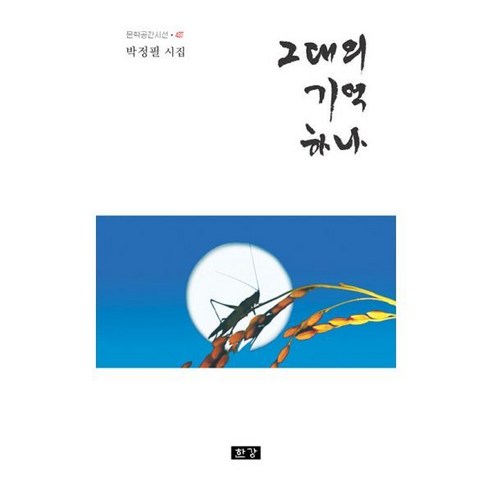 그대의 기억 하나 : 문학공간시선 437, 한강출판사, 박정필