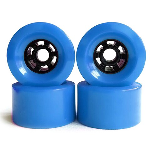 Monland 스케이트 보드 바퀴 78A PU 큰 충격 흡수 90X52mm 롱보드 타이어 모터 DIY 액세서리 블루, 파란색