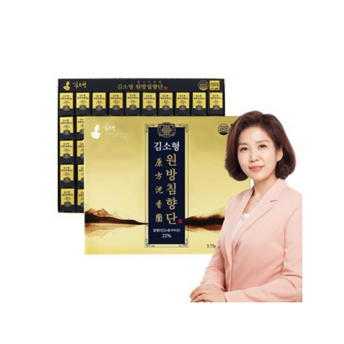 김소형 원방침향단 100환 * 1박스 홍삼 산삼배양근 함유 건강환/선물용 쇼핑백 증정, 375g, 1개