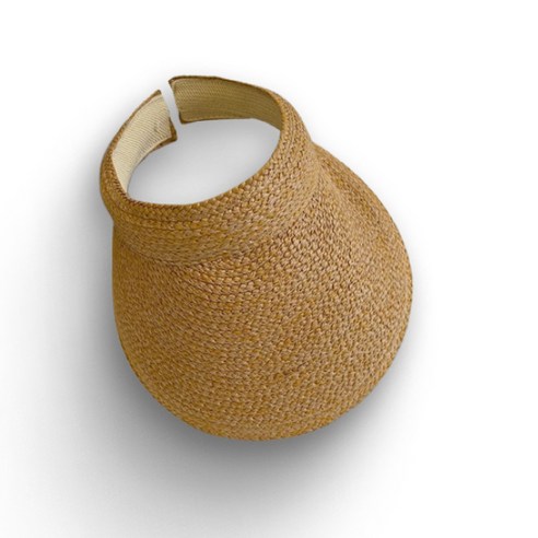 넓은 챙 썬바이저로 햇볕 걱정 없이 스타일 완성!