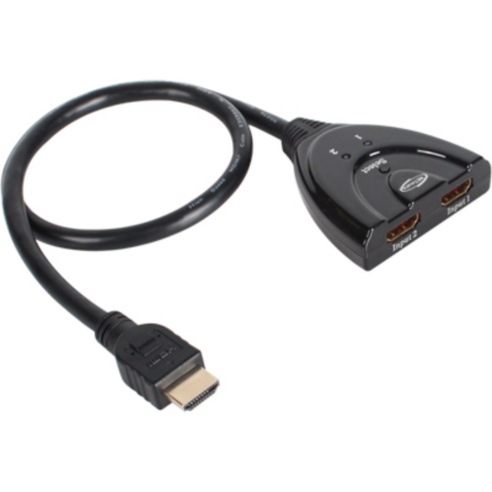 NETmate HDMI 2대1 선택기 4K 해상도 지원 NM-HS202