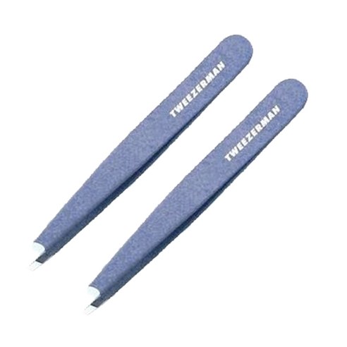 트위저맨 슬랜트 트위저 족집게 2개 – 그라니트 스카이 색상 그린벨족집게