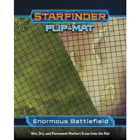 (영문도서) Starfinder Flip-Mat: Enormous Battlefield Paperback, Paizo Inc., English, 9781640785151