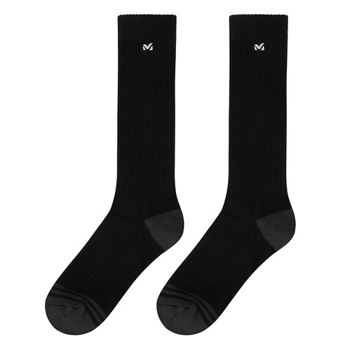 밀레 여성 등산용 롱양말 1켤레, 블랙 밀레등산양말 밀레 여성 등산용 롱양말 1켤레, 블랙 밀레등산양말