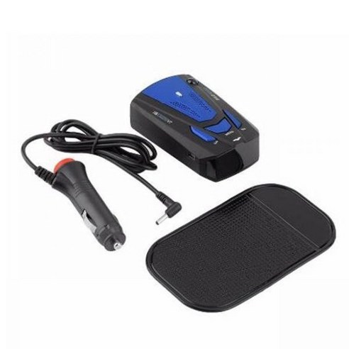자동차 레이더 V 8 레이저 속도 경보 카메라 감지기 16 밴드 360음성 감지 V8, V7 Blue