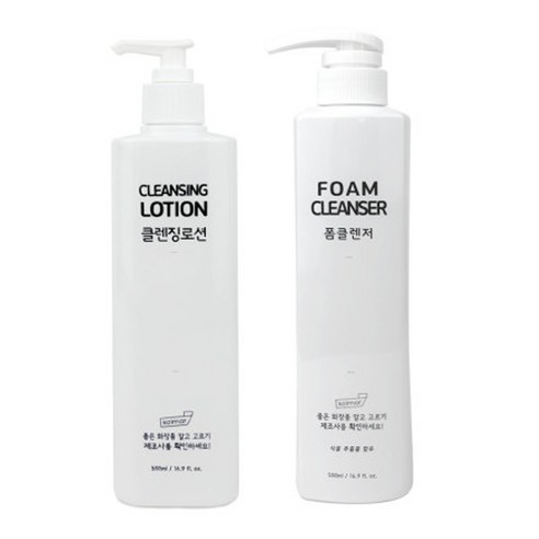 올포골프 복합버블 클렌징로션+폼클렌저 2종 대용량 1000ml 1세트, 1개