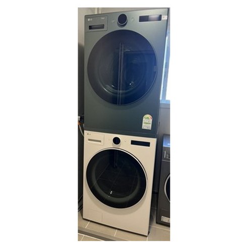 LG전자 트롬 오브제컬렉션 세탁기 FX23GNG + 건조기 RD20ENE 23kg + 20kg 세트 1등급 방문설치, FX23GNG-ENE, 네이처그린(세탁기), 네이처베이지(건조기)