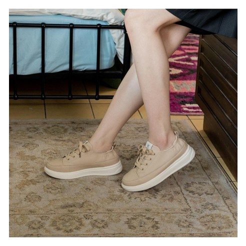 포멜카멜레 베이직 키높이 스니커즈 BEIGE 4cm