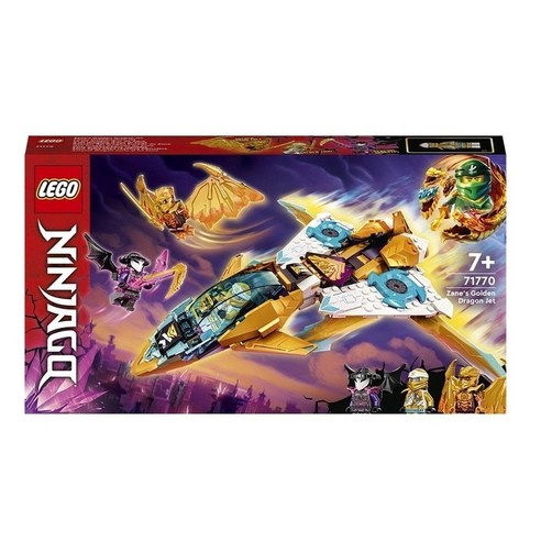   Golden Dragon Jet 71770, mixed colors by Ninjago Lego Jan