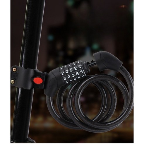 안전과 편리함을 동시에 갖춘 자전거 자물쇠
