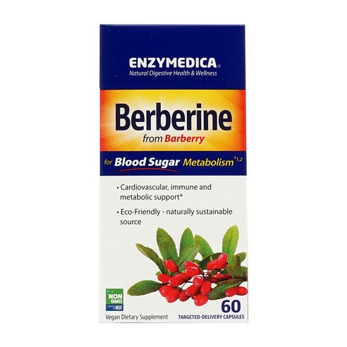 엔자이 메디카 베르베린 510mg 60정 Berberine ENZYMEDICA