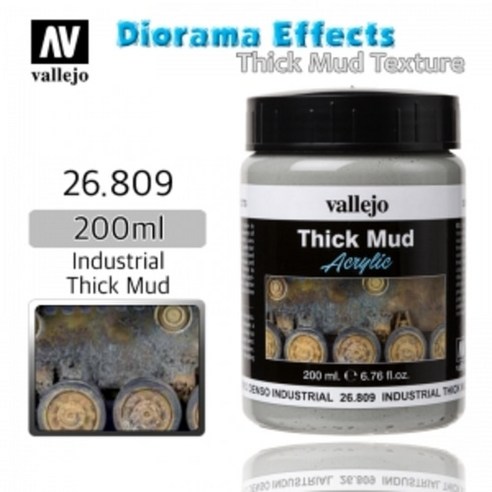 26809 Diorama Effects _ Thick Mud Texture _ 200ml _ Industrial Thick Mud, 1개 textureoftemperature