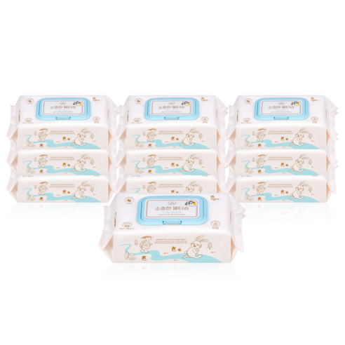 소중한 아기 피부를 위한 안심, 소중한습관 비건 물티슈