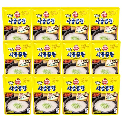 오뚜기 옛날 사골곰탕 국물, 500g, 12개
