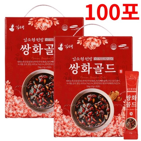 프리미엄 김소형 전통 쌍화차 원방 쌍화골드, 15g, 2개, 50개입