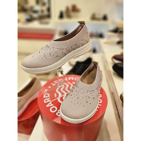 핏플랍 [24SS] FFSO4E004V1 [우버니트] 여성 크리스탈 바이올렛 경량 컴포트 단화 로퍼 슬립온