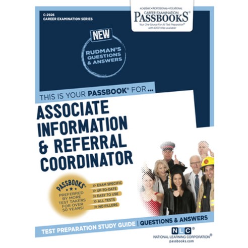 Associate Information & Referral Coordinator Volume 2926 Paperback, Passbooks, English, 9781731829269