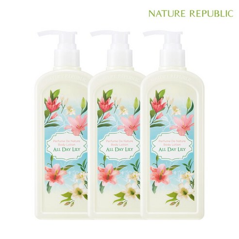 [네이처리퍼블릭] 1+1+1 퍼퓸 드 네이처 바디 로션 (올데이릴리), 단일옵션 PK4561, 단일옵션:단일옵션 PK4561