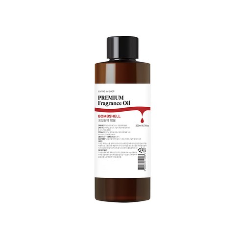리빙인샵 LIVINGinSHOP 프래그런스 오일 원액, 1개, 200ml, 밤쉘