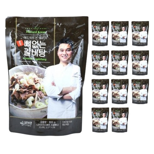 에드워드권 뼈없는 갈비탕 800g*12팩