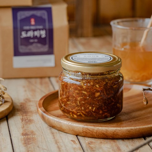 [국내산] 계룡산 도라지청 대용량 500g, 2개 약도라지청