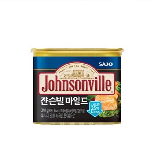 국내산 돼지고기로 만든 쟌슨빌 마일드, 340g, 24개