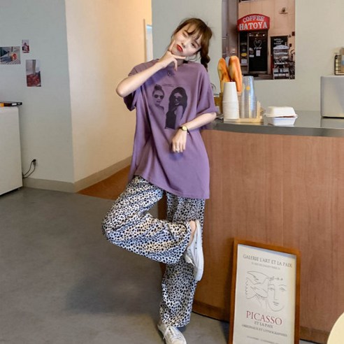 꿈결 같은 편안함, 바디랜드 페이스 프린팅 홈웨어 세트와 함께하는 사계절