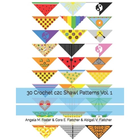 (영문도서) 30 Crochet c2c Shawl Patterns Vol. 1 Paperback, Independently Published, English, 9798759796213