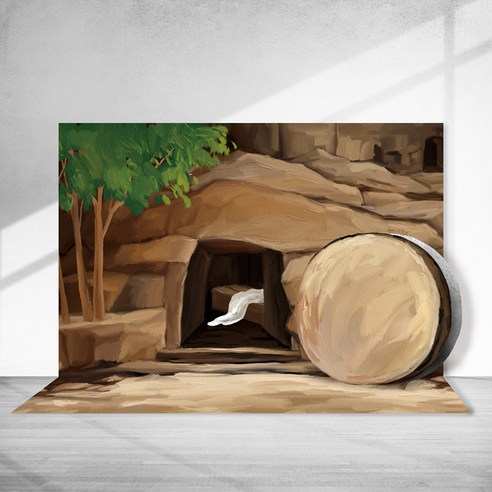 텅 빈 무덤 앞에서… 특별한 부활절, 우리 손으로 완성하는 포토존! 부활절데코