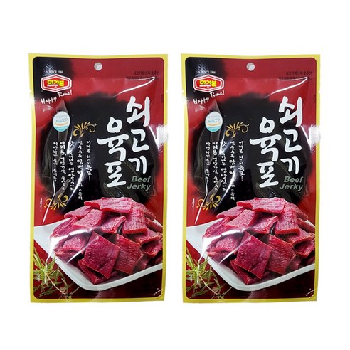 머거본 쇠고기 육포 25g 50g (묶음모음), 5개