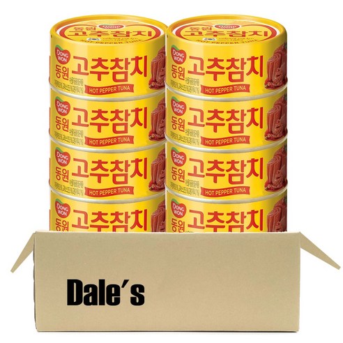 데일즈기획 동원 고추 참치, 135g, 8개