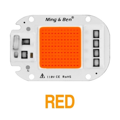 LED COB LChip 20W 30W 50W AC 110V 220V Smart IC Beads For DIY Grow 투광 조명 전구 데이 화이트 콜드, [01] Grow Light, [02] 20W 110v, 1개