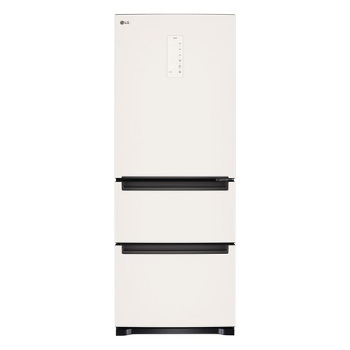[색상선택형] LG전자 오브제 327L 스탠드형 3도어 메탈 디오스 김치톡톡 김치냉장고 방문설치, 베이지(상단) + 베이지(하단), Z338MEEP31