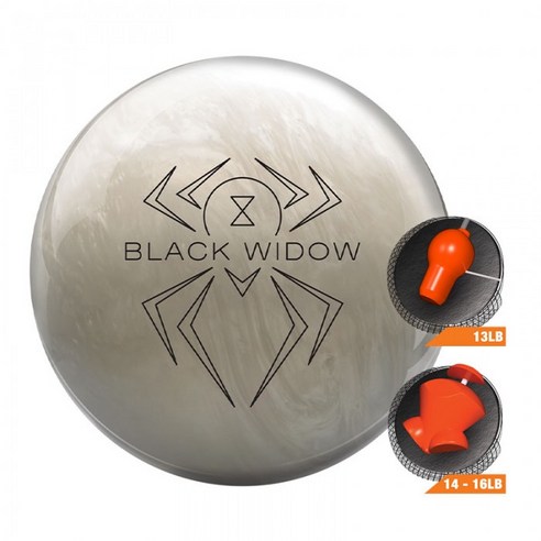 어둠 속에서 피어나는 섬광, 해머 블랙위도우 고스트펄 화이트 볼링공 블랙위도우고스트펄